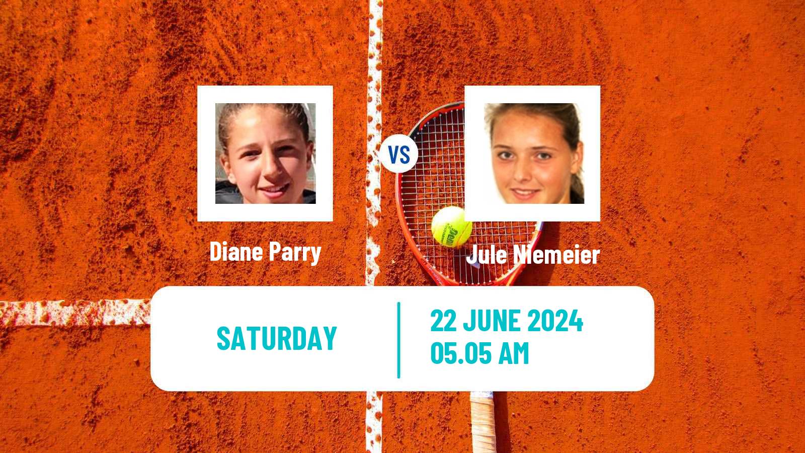 Tennis WTA Bad Homburg Diane Parry - Jule Niemeier