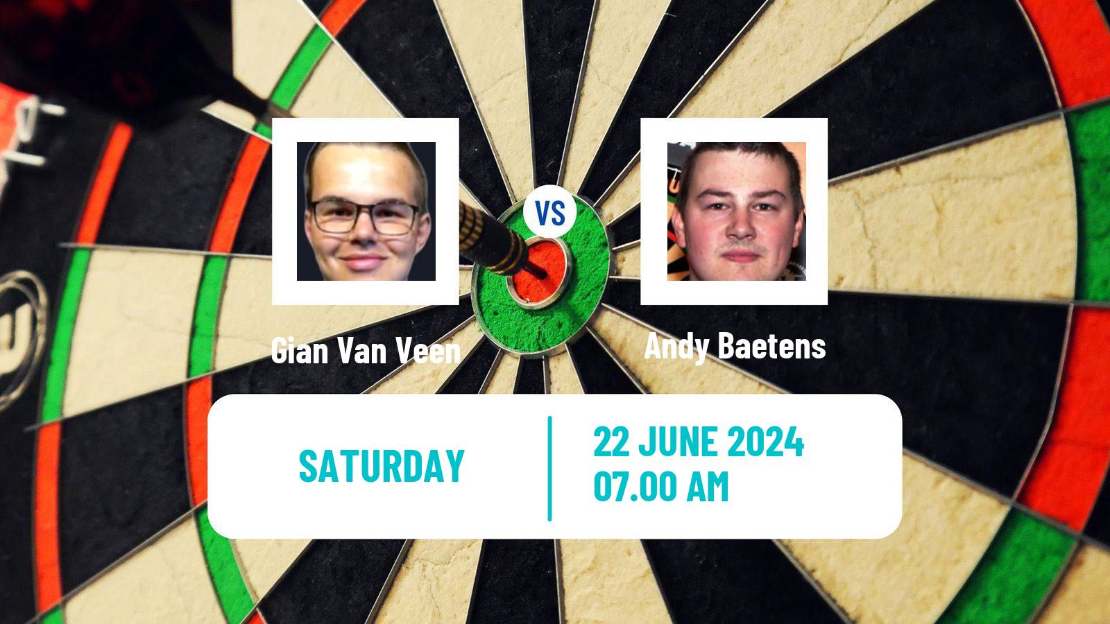 Darts European Tour 8 Gian Van Veen - Andy Baetens