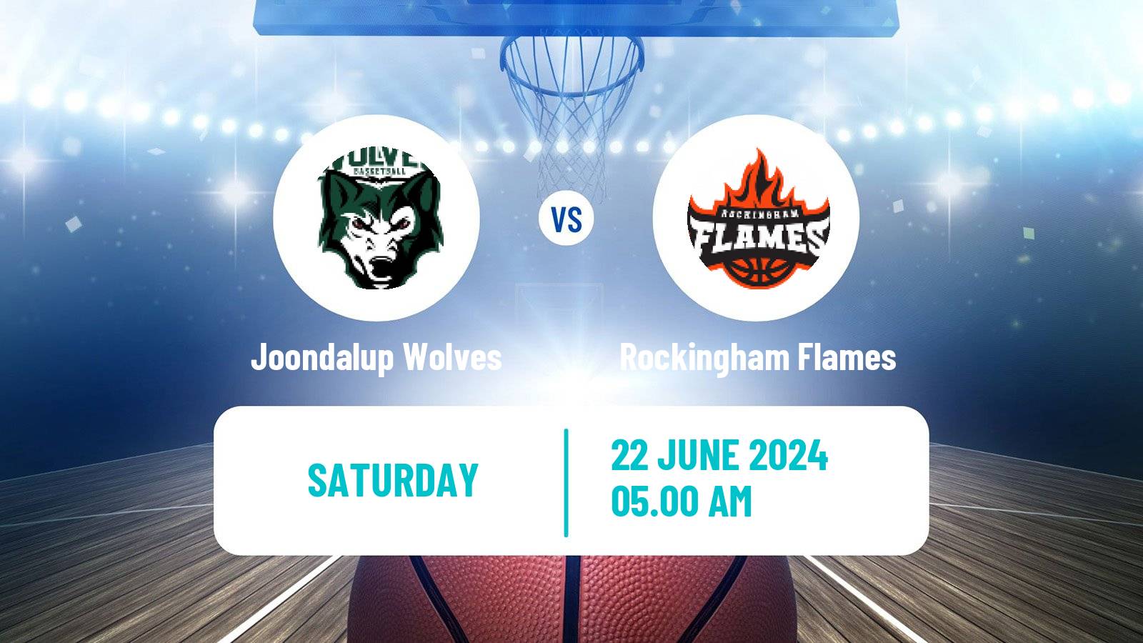 Basketball Australian NBL1 West Women Joondalup Wolves - Rockingham Flames