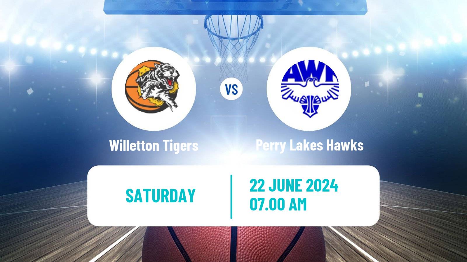 Basketball Australian NBL1 West Willetton Tigers - Perry Lakes Hawks