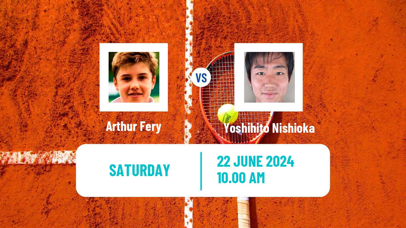 Tennis ATP Eastbourne Arthur Fery - Yoshihito Nishioka