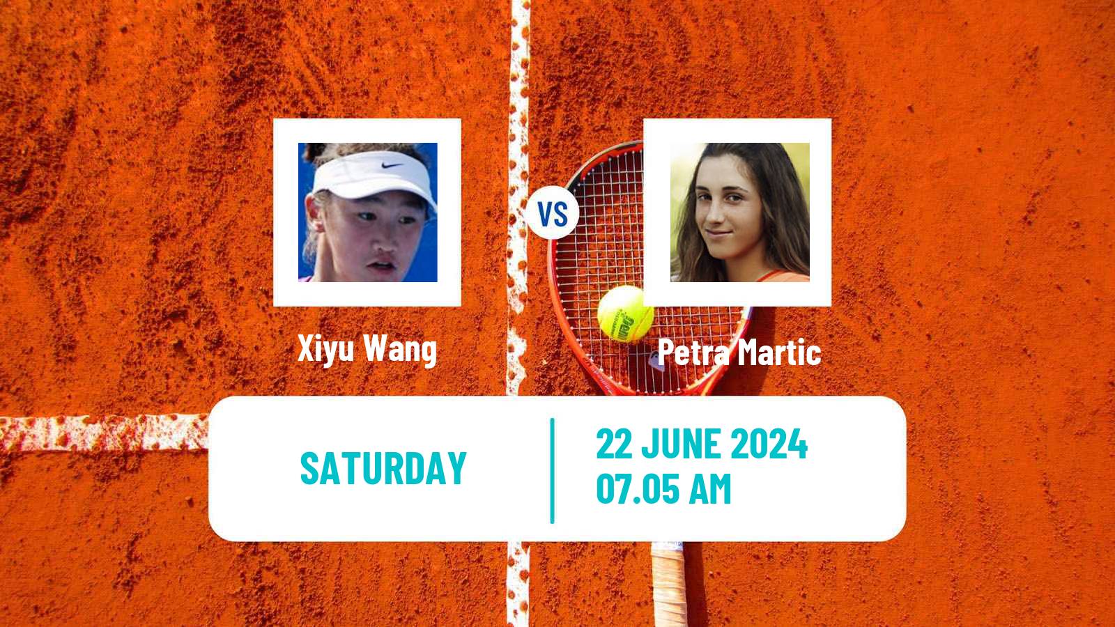 Tennis WTA Eastbourne Xiyu Wang - Petra Martic