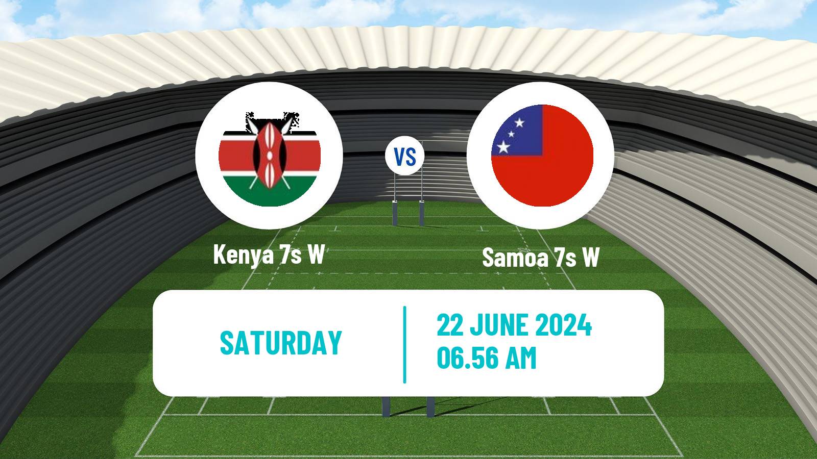 Rugby union Olympic Games 7s Rugby Women Kenya 7s W - Samoa 7s W