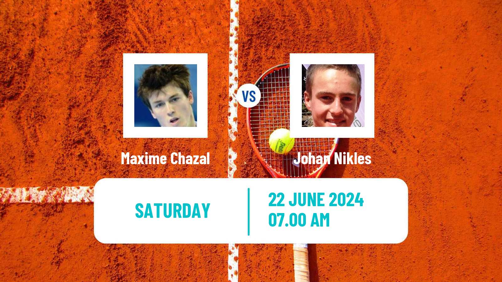 Tennis ITF M25 Montauban Men Maxime Chazal - Johan Nikles