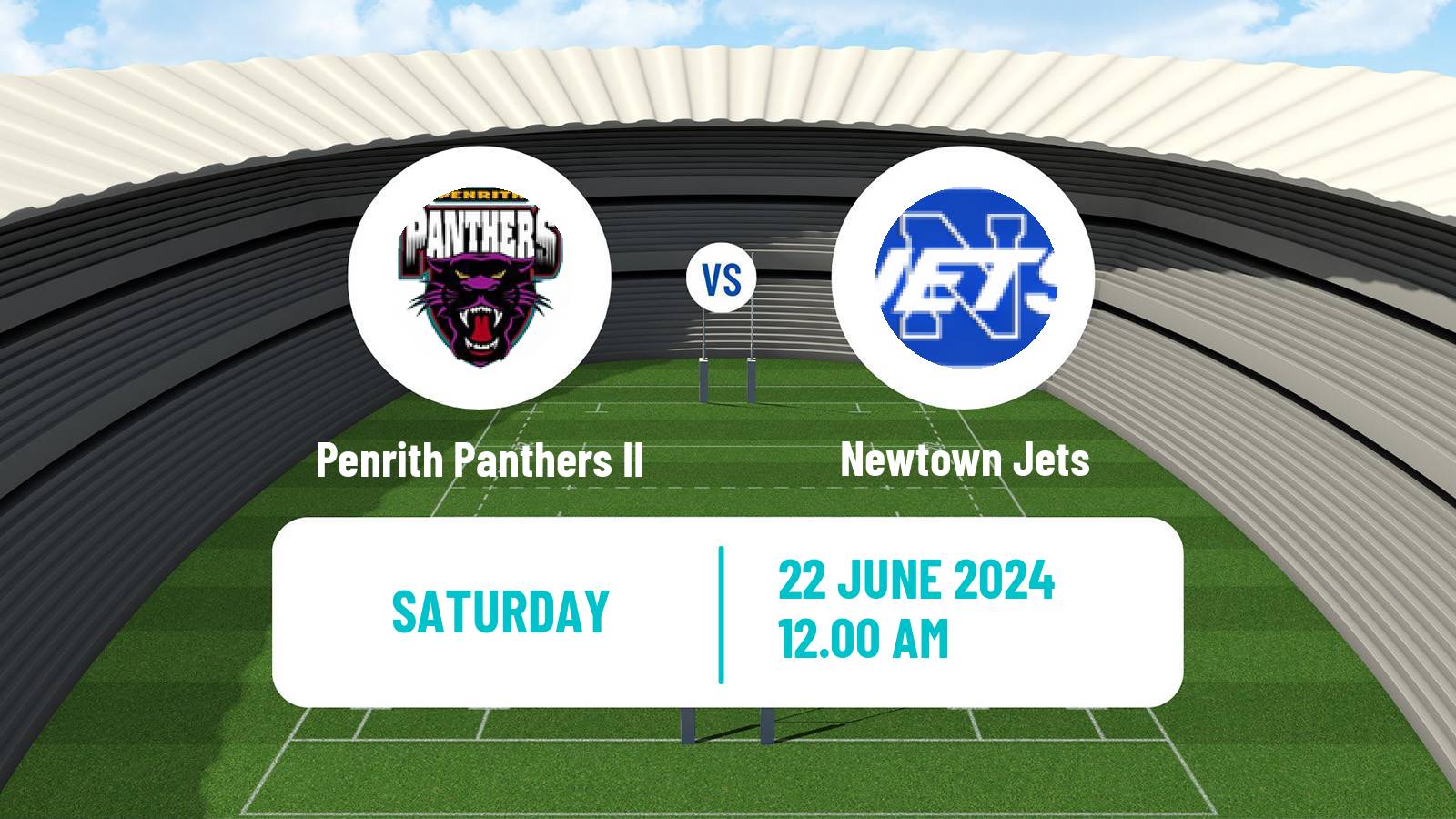 Rugby league Australian NSW Cup Penrith Panthers II - Newtown Jets
