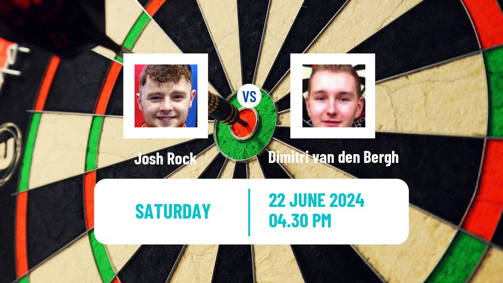 Darts European Tour 8 Josh Rock - Dimitri van den Bergh