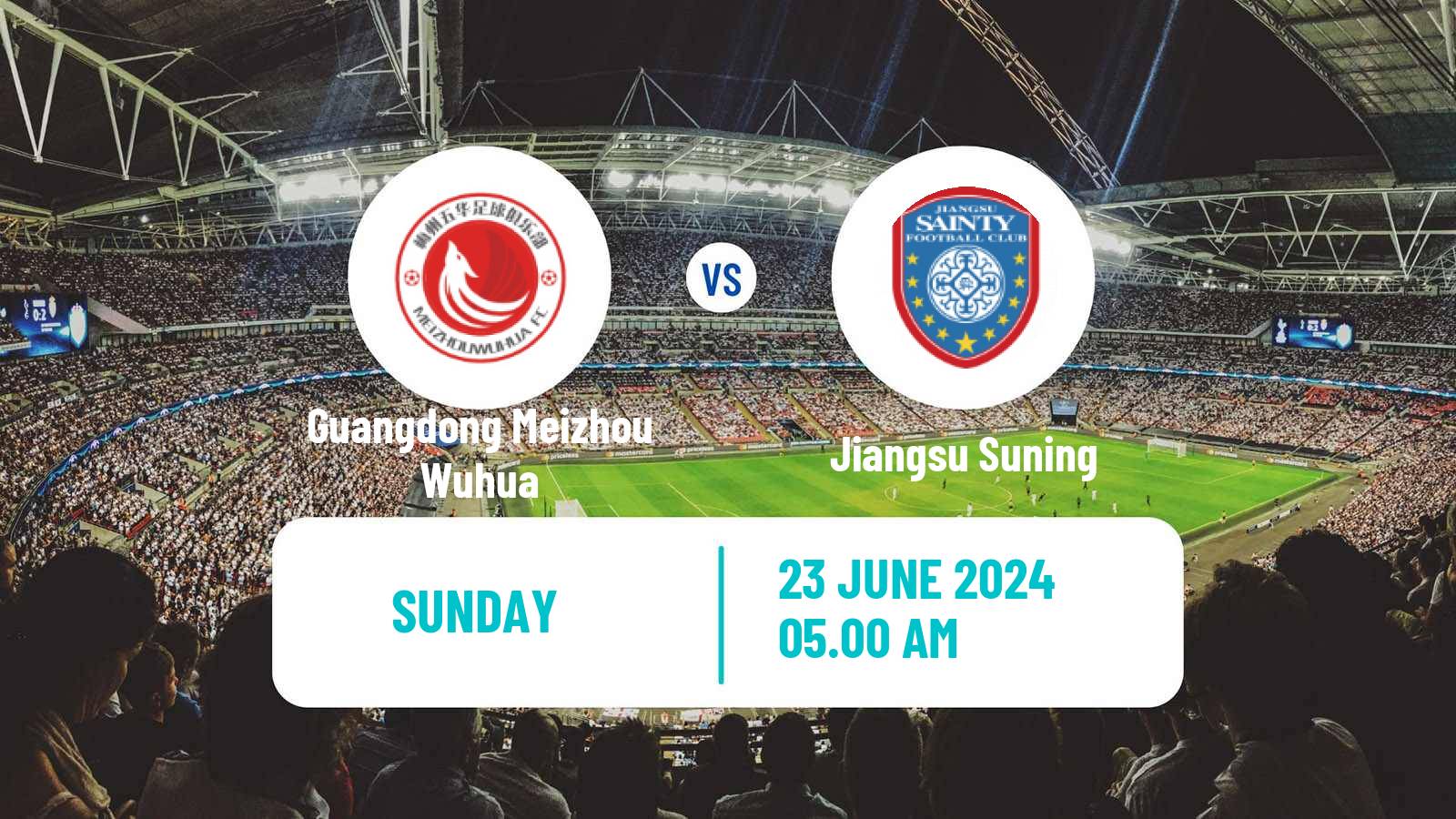 Soccer Chinese Super League Women Guangdong Meizhou Wuhua - Jiangsu Suning