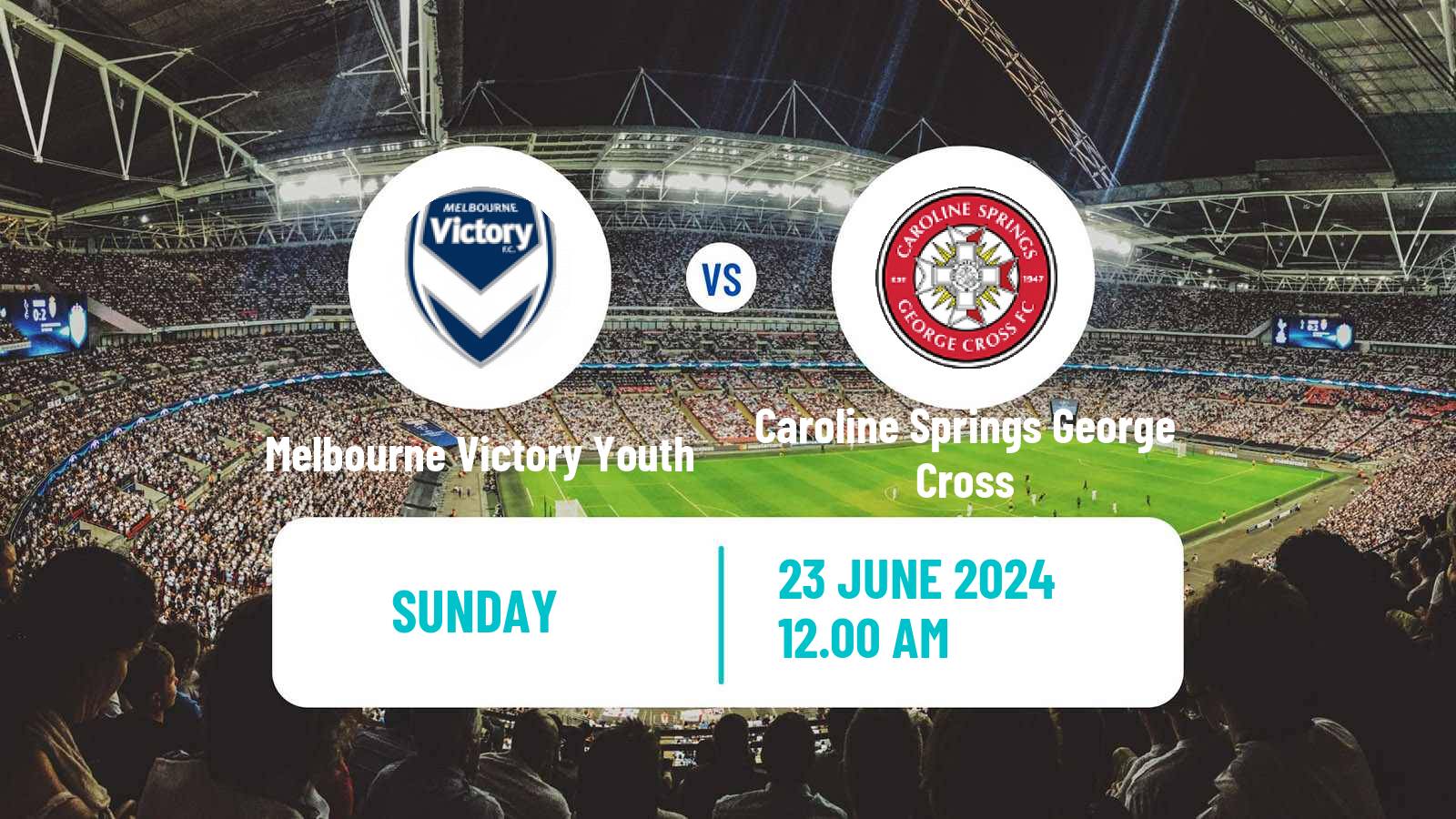 Soccer Australian Victoria Premier League Melbourne Victory Youth - Caroline Springs George Cross