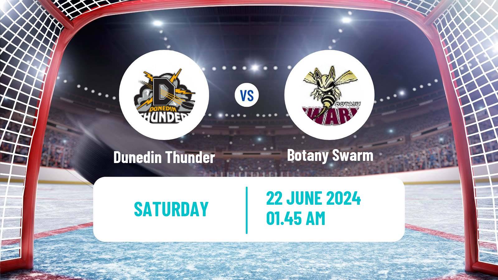 Hockey New Zealand NZIHL Dunedin Thunder - Botany Swarm