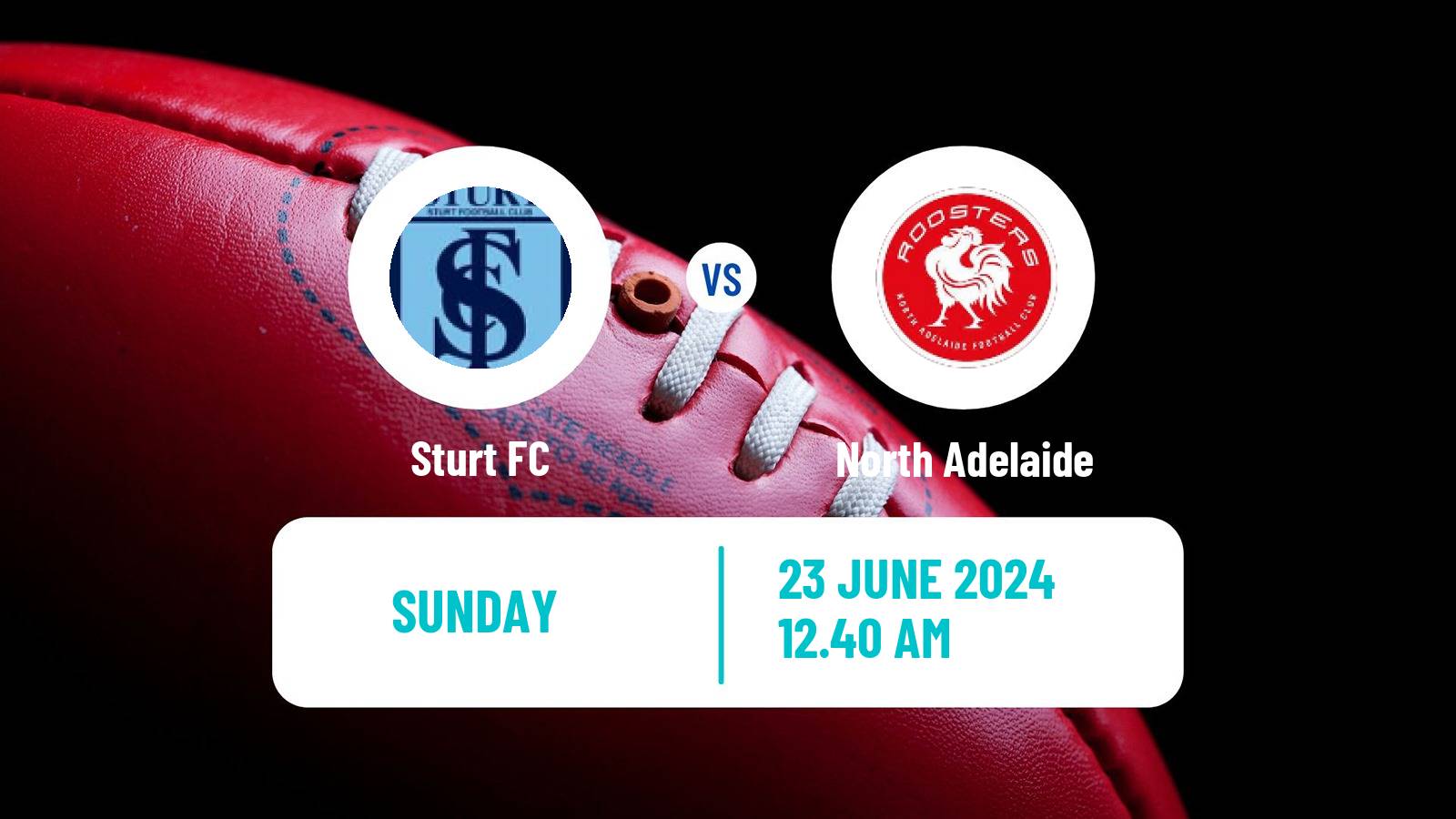 Aussie rules SANFL Sturt - North Adelaide