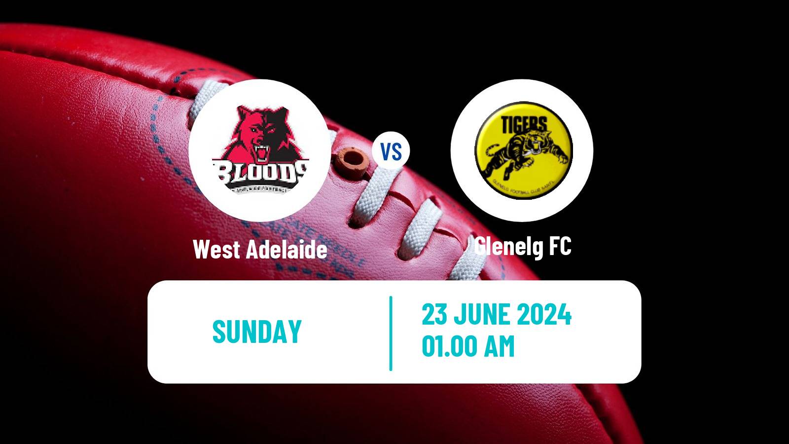 Aussie rules SANFL West Adelaide - Glenelg