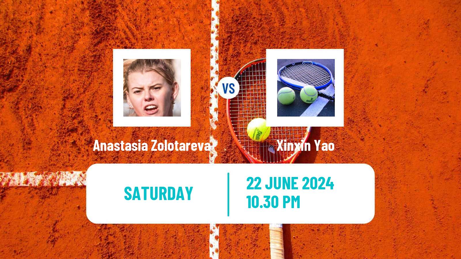 Tennis ITF W35 Luzhou Women Anastasia Zolotareva - Xinxin Yao