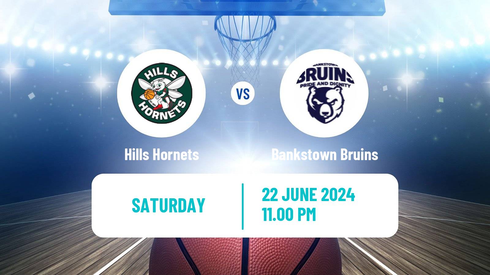 Basketball Australian NBL1 East Hills Hornets - Bankstown Bruins