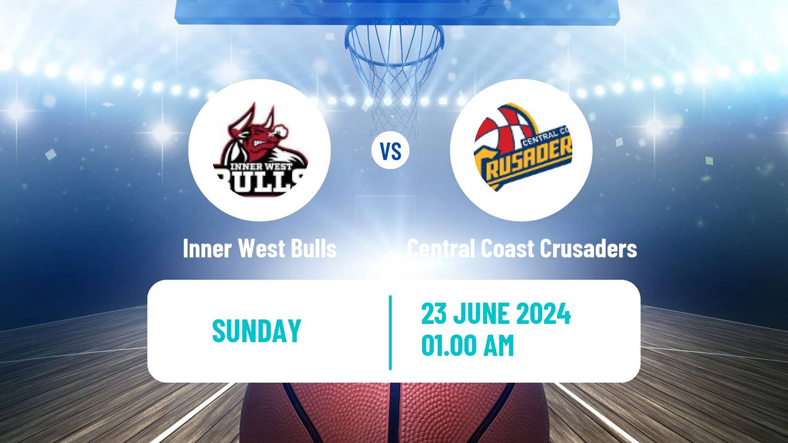 Basketball Australian NBL1 East Women Inner West Bulls - Central Coast Crusaders