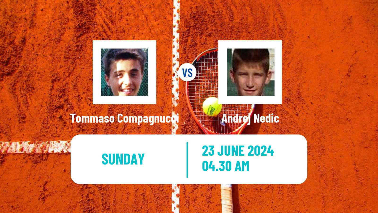 Tennis ITF M15 Kursumlijska Banja 8 Men Tommaso Compagnucci - Andrej Nedic