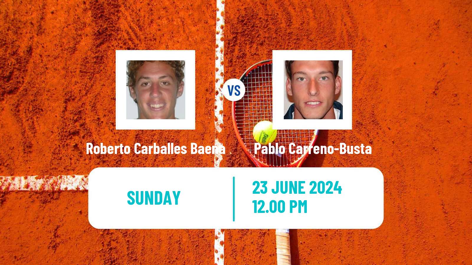 Tennis ATP Mallorca Roberto Carballes Baena - Pablo Carreno-Busta