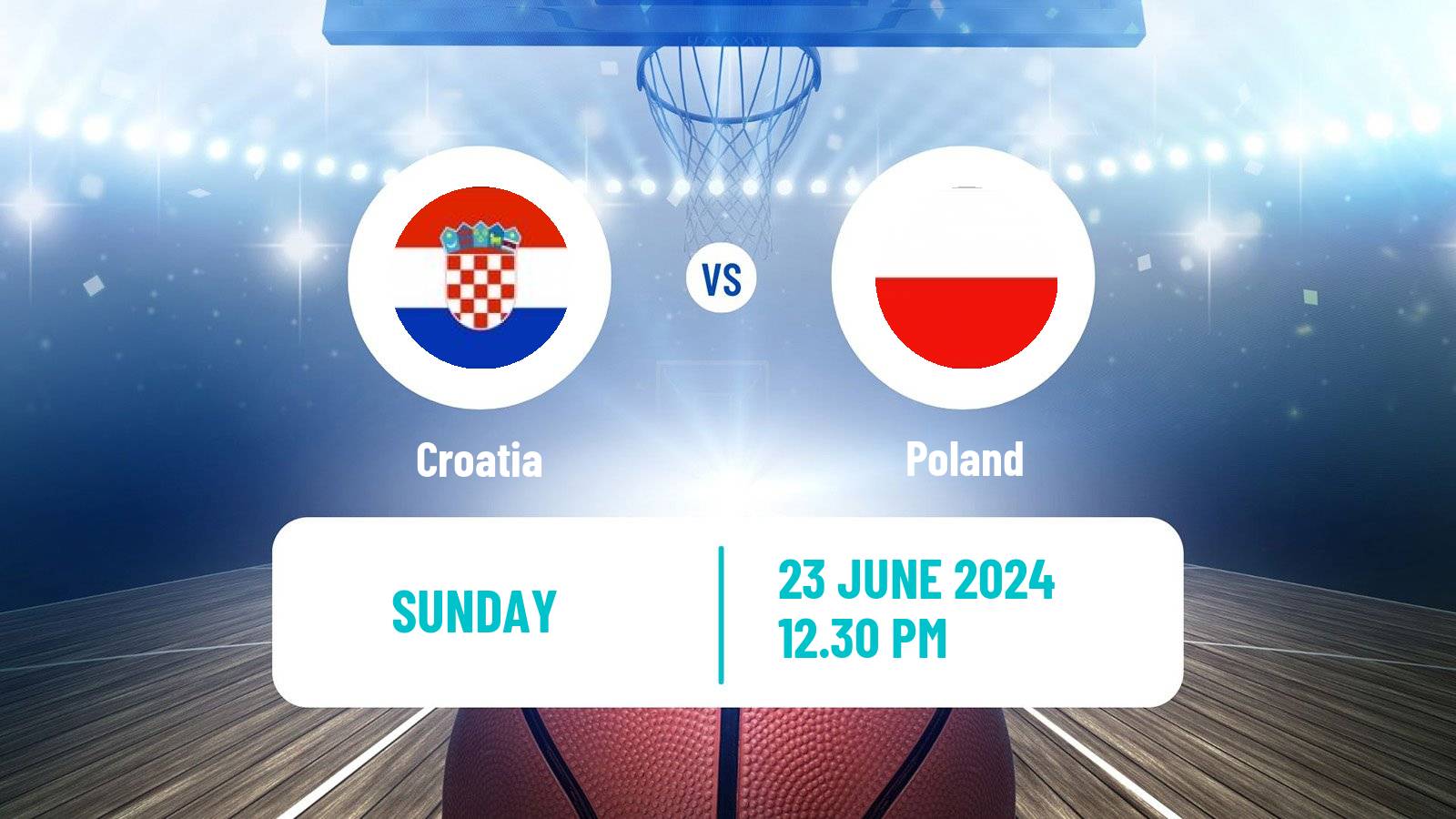 Basketball Friendly International Basketball Croatia - Poland