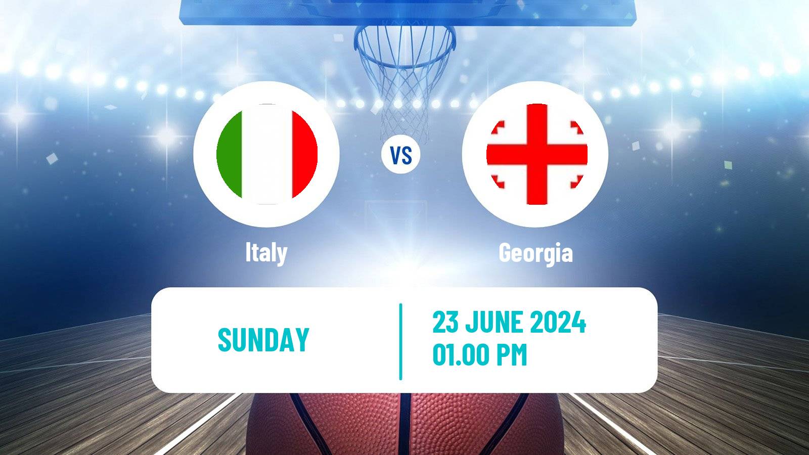 Basketball Friendly International Basketball Italy - Georgia
