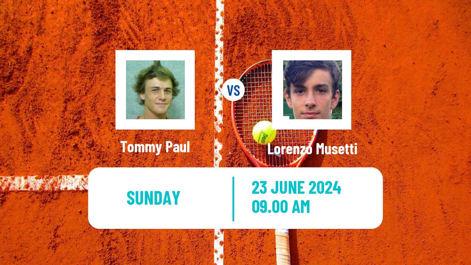 Tennis ATP London Tommy Paul - Lorenzo Musetti