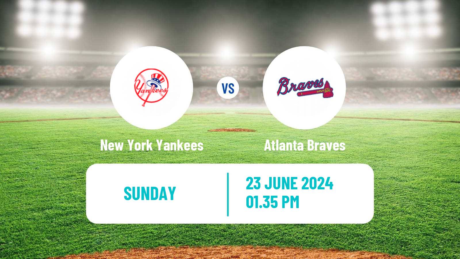 Baseball MLB New York Yankees - Atlanta Braves