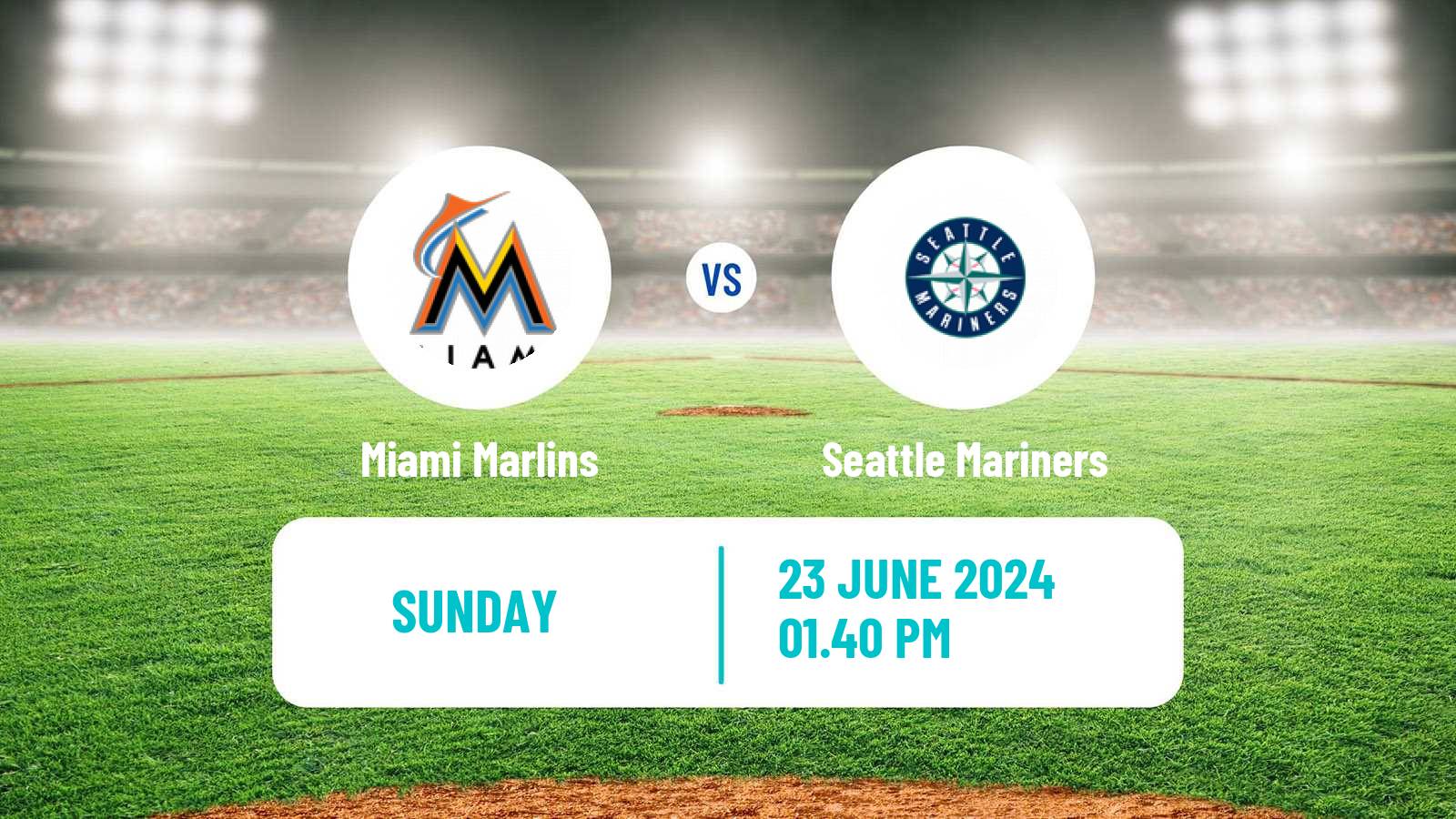 Baseball MLB Miami Marlins - Seattle Mariners