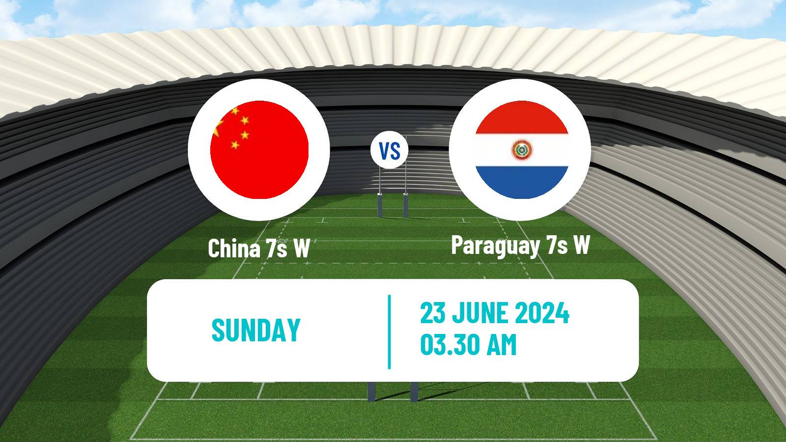 Rugby union Olympic Games 7s Rugby Women China 7s W - Paraguay 7s W