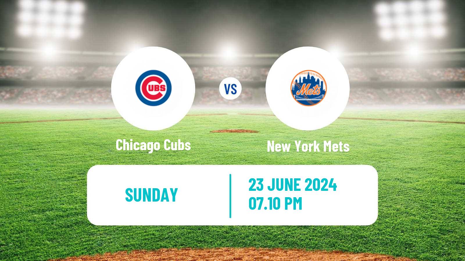 Baseball MLB Chicago Cubs - New York Mets