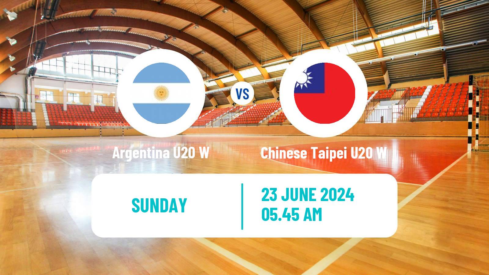 Handball World Championship U20 Handball Women Argentina U20 W - Chinese Taipei U20 W