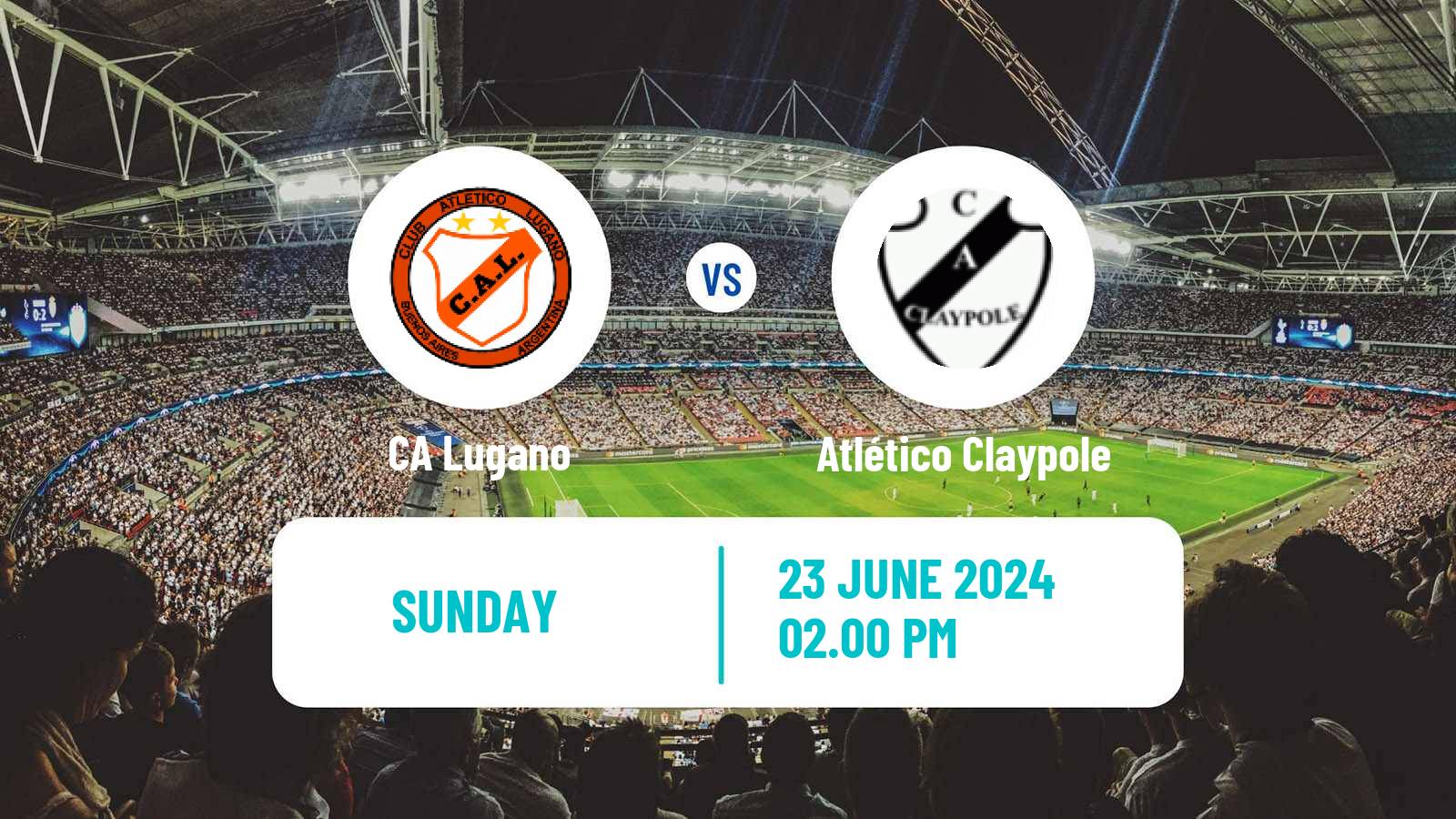Soccer Argentinian Primera C Lugano - Atlético Claypole