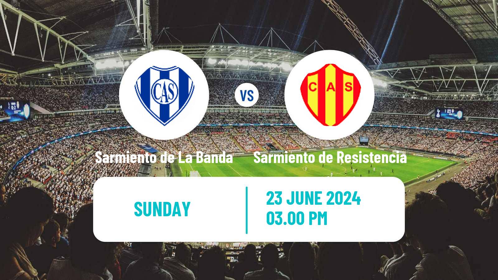 Soccer Argentinian Torneo Federal Sarmiento de La Banda - Sarmiento de Resistencia