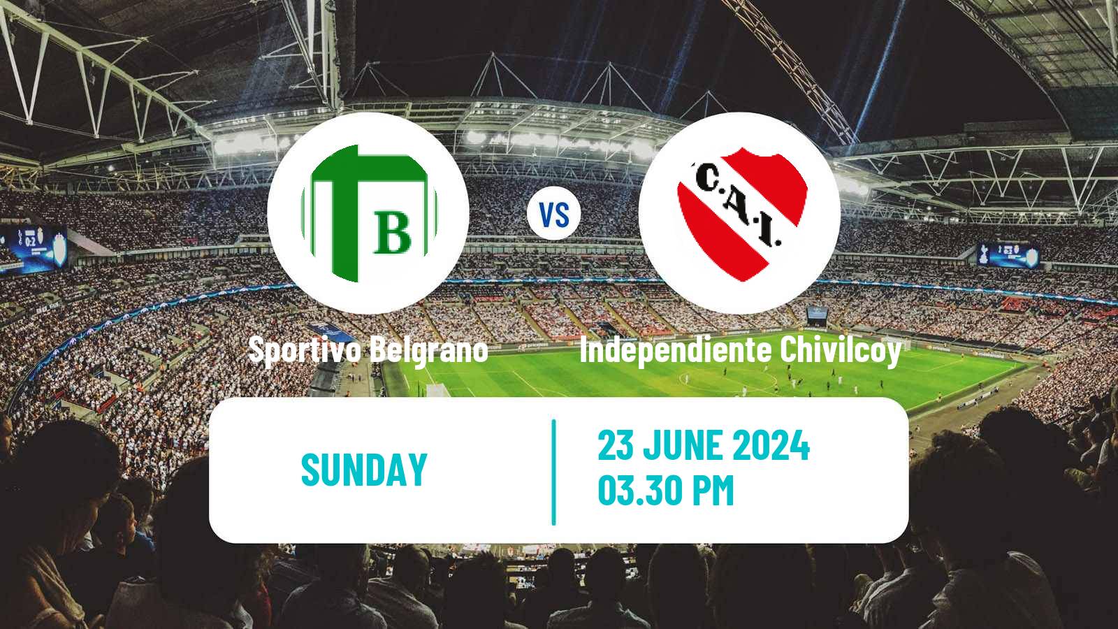 Soccer Argentinian Torneo Federal Sportivo Belgrano - Independiente Chivilcoy