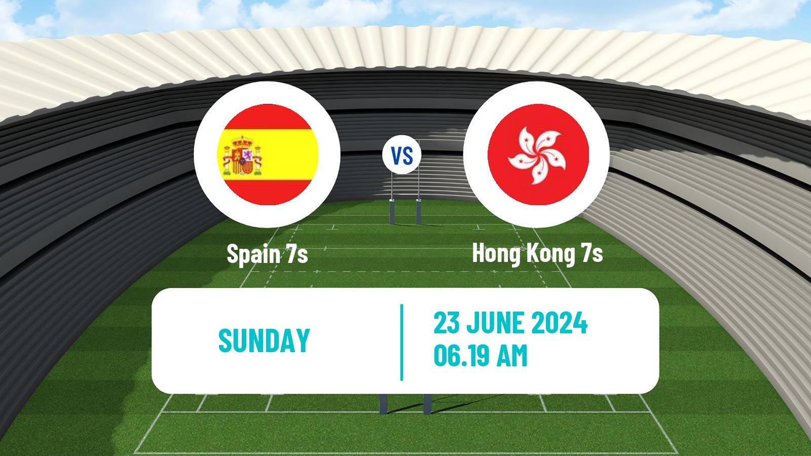 Rugby union Olympic Games 7s Rugby Spain 7s - Hong Kong 7s