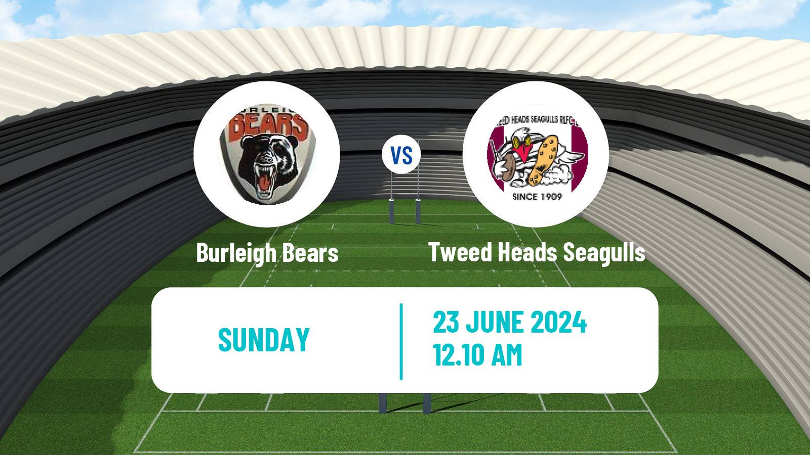 Rugby league Australian Queensland Cup Burleigh Bears - Tweed Heads Seagulls