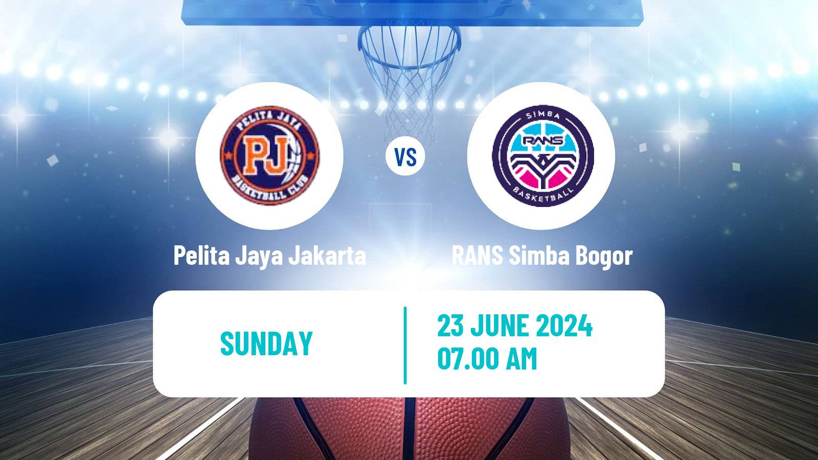 Basketball Indonesian IBL Pelita Jaya Jakarta - RANS Simba Bogor