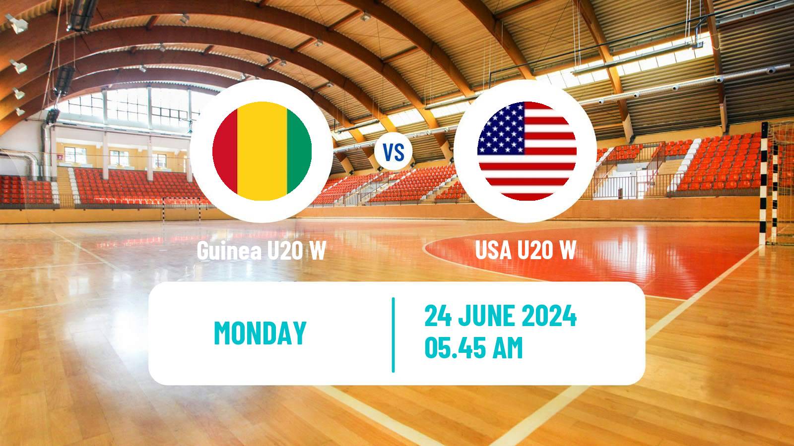 Handball World Championship U20 Handball Women Guinea U20 W - USA U20 W