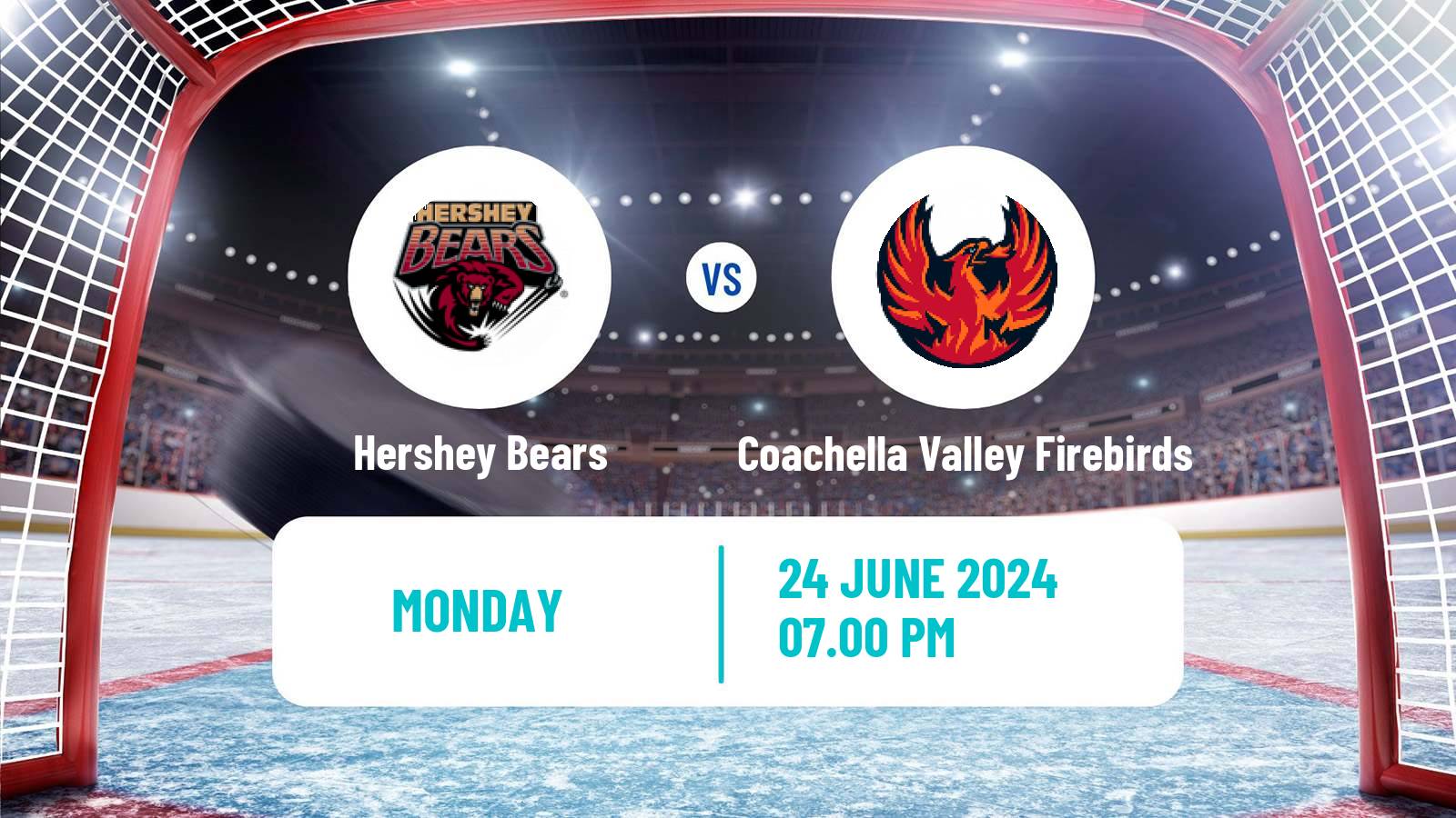 Hockey AHL Hershey Bears - Coachella Valley Firebirds