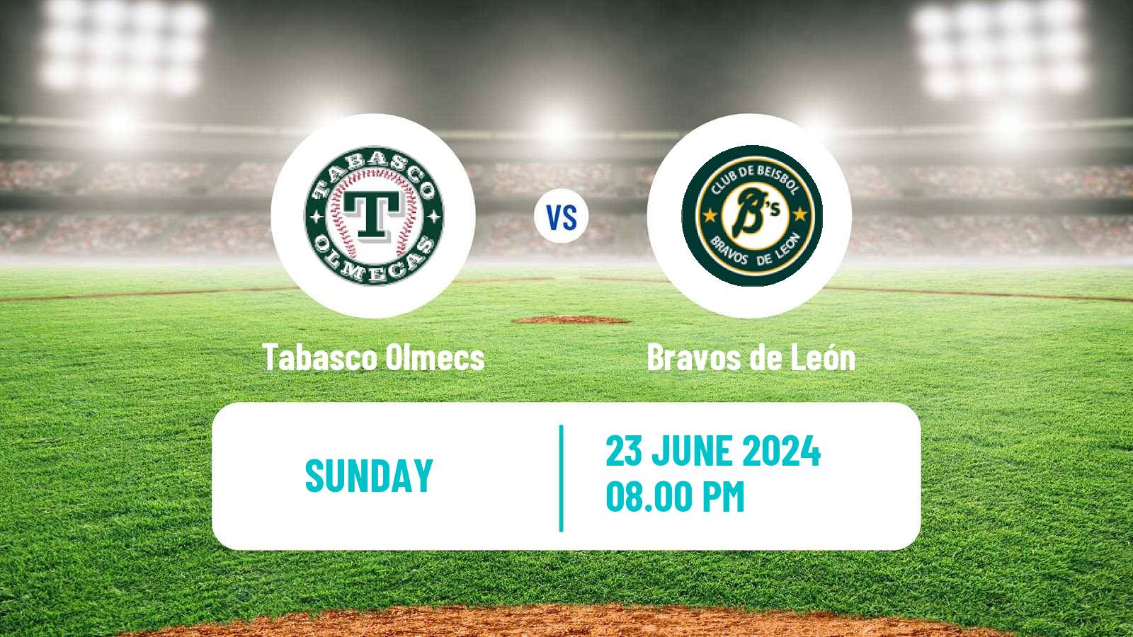 Baseball LMB Tabasco Olmecs - Bravos de León