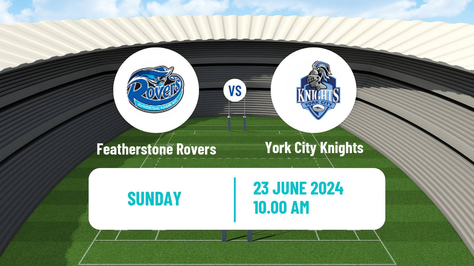 Rugby league English Championship Rugby League Featherstone Rovers - York City Knights