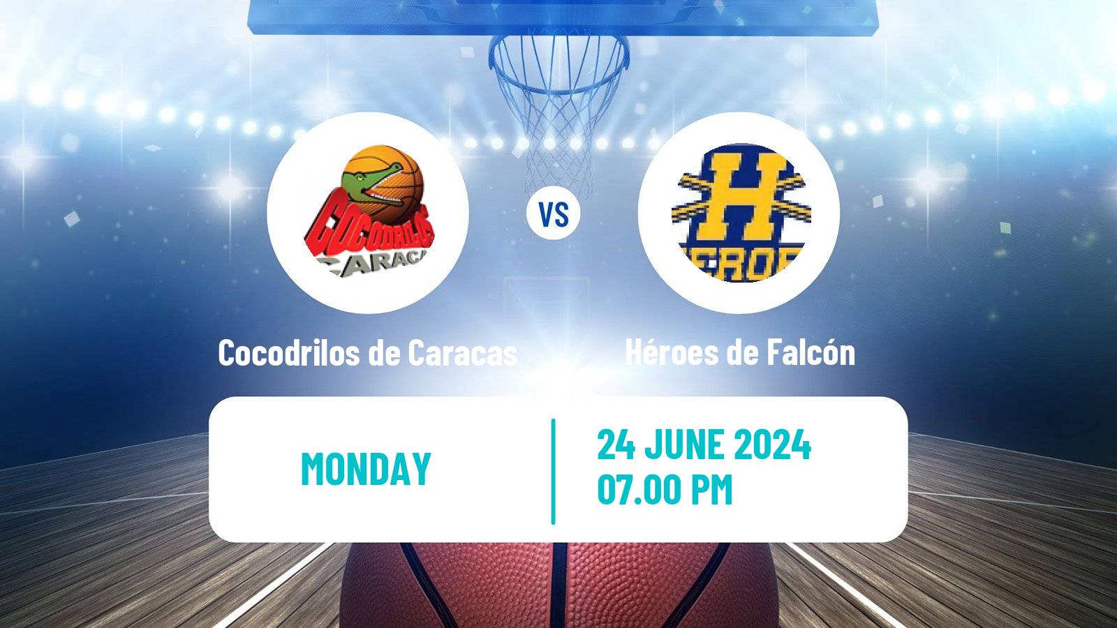 Basketball Venezuelan Superliga Basketball Cocodrilos de Caracas - Héroes de Falcón