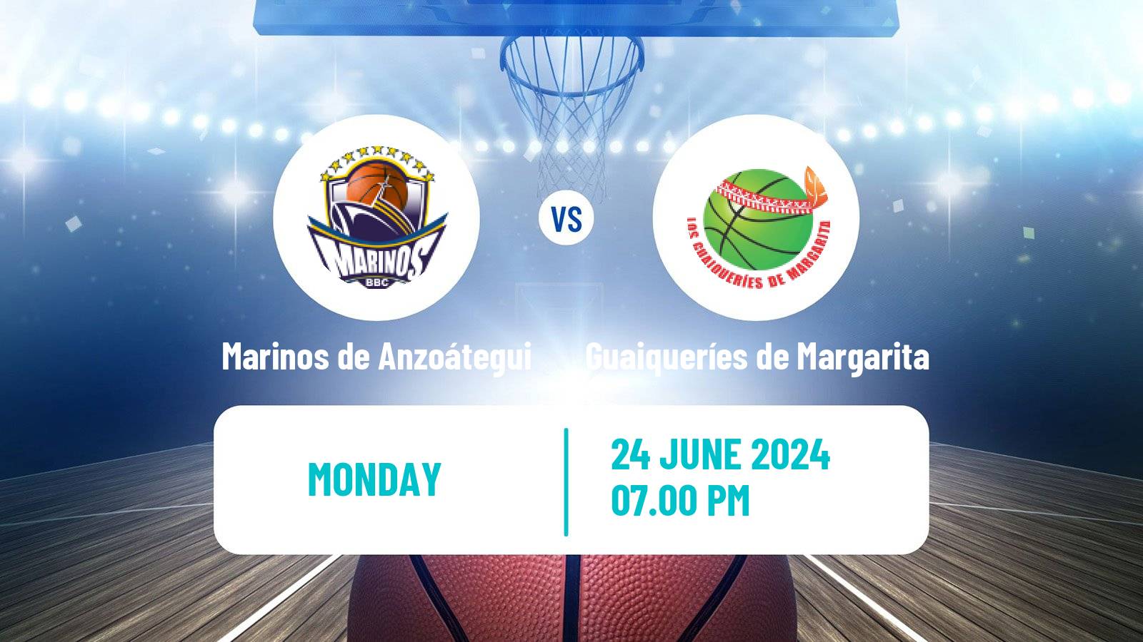 Basketball Venezuelan Superliga Basketball Marinos de Anzoátegui - Guaiqueríes de Margarita