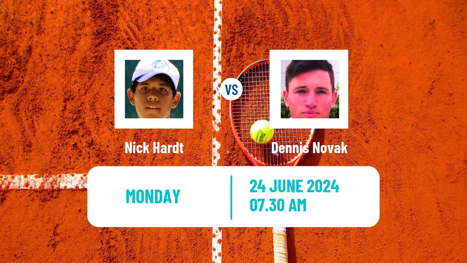 Tennis ATP Wimbledon Nick Hardt - Dennis Novak