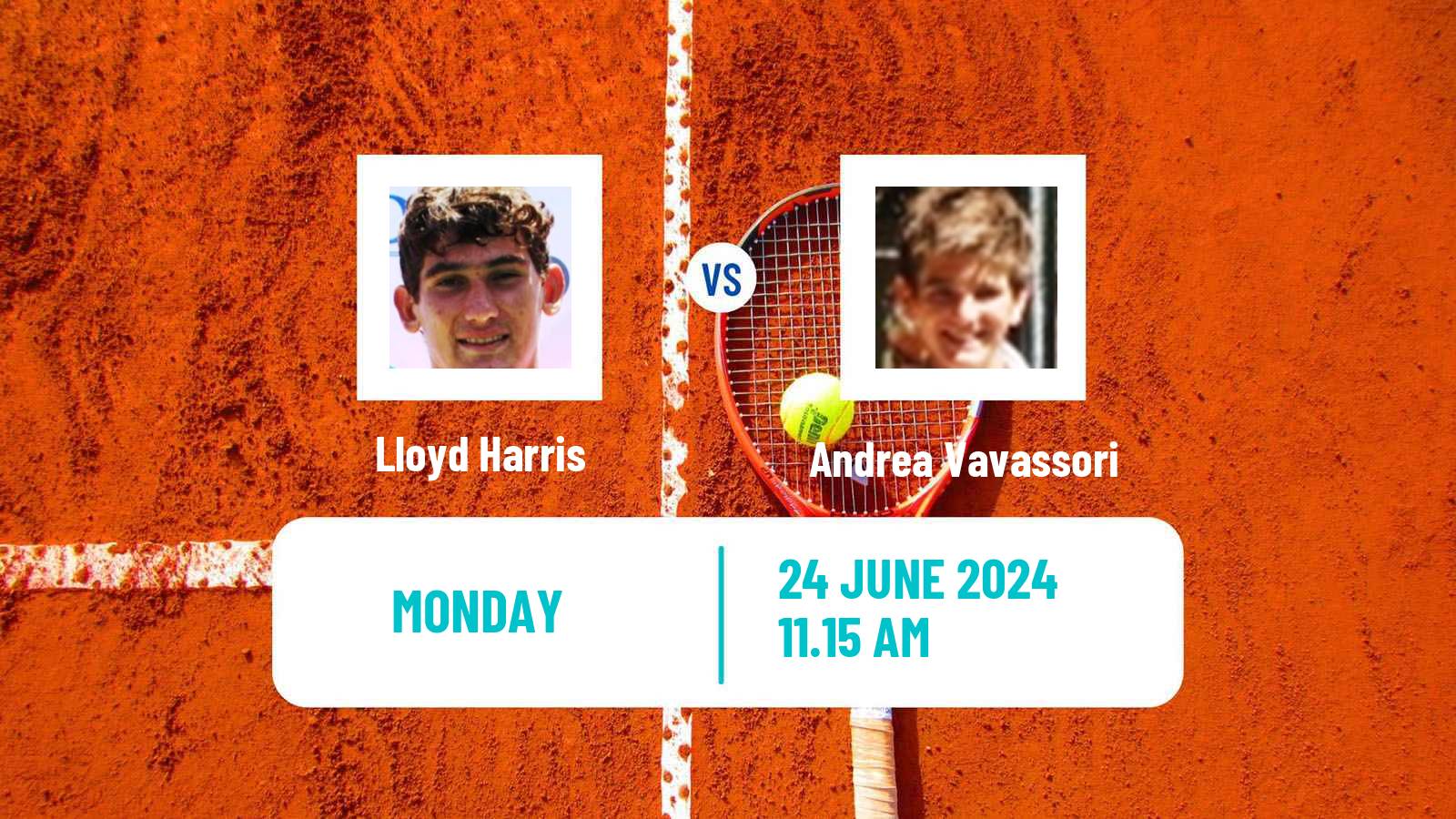 Tennis ATP Wimbledon Lloyd Harris - Andrea Vavassori