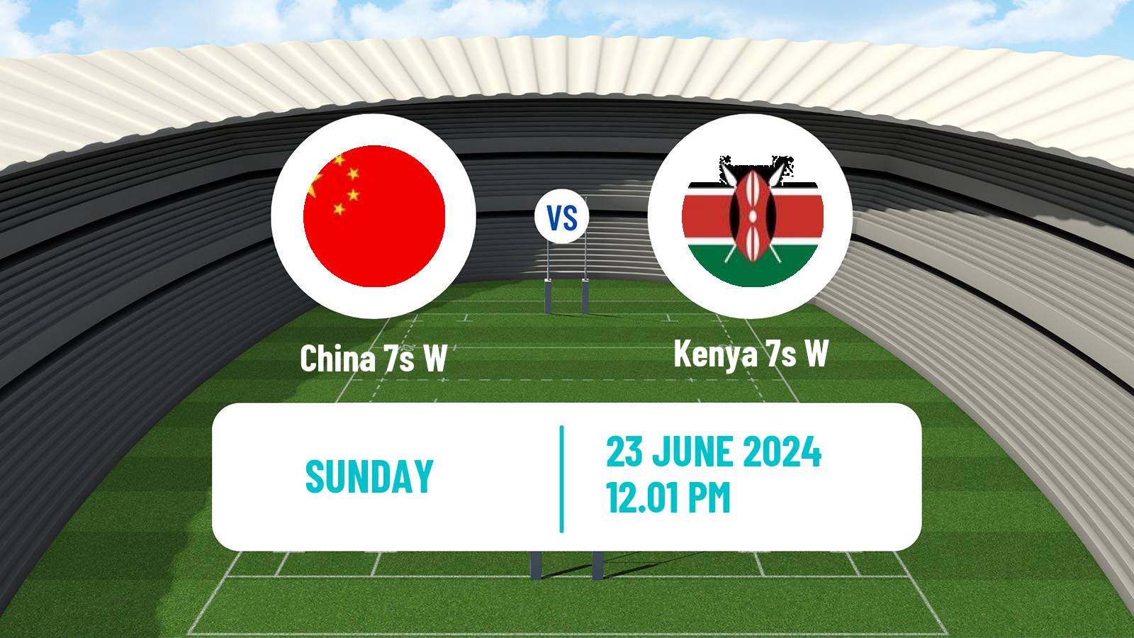 Rugby union Olympic Games 7s Rugby Women China 7s W - Kenya 7s W