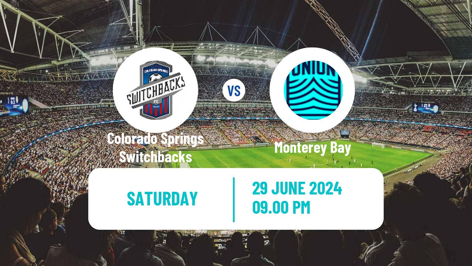 Soccer USL Championship Colorado Springs Switchbacks - Monterey Bay