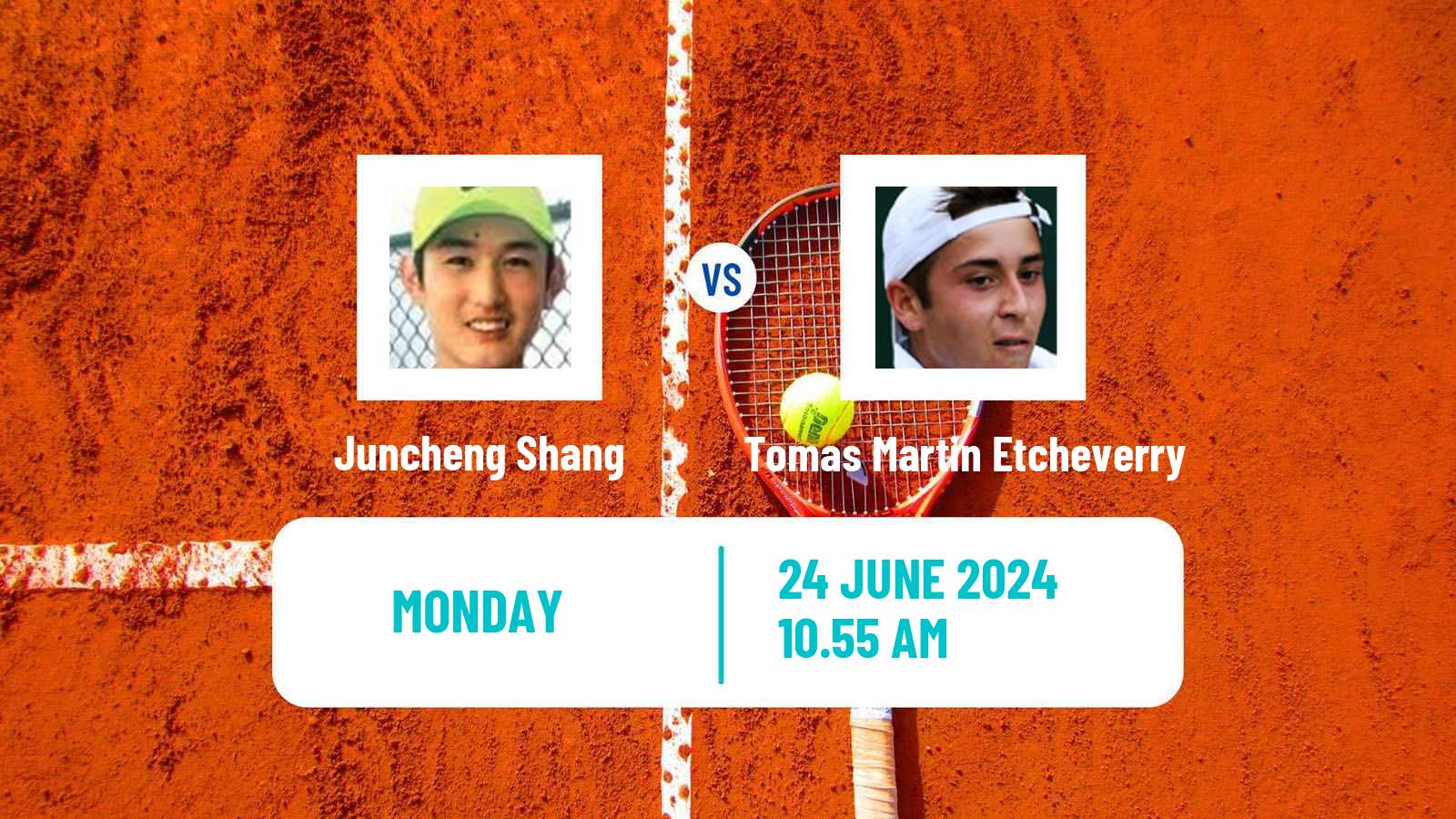 Tennis ATP Eastbourne Juncheng Shang - Tomas Martin Etcheverry