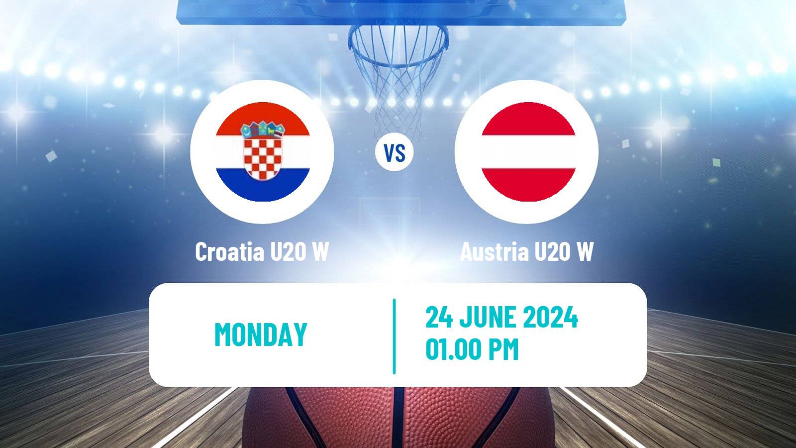 Basketball Friendly International Basketball Women Croatia U20 W - Austria U20 W