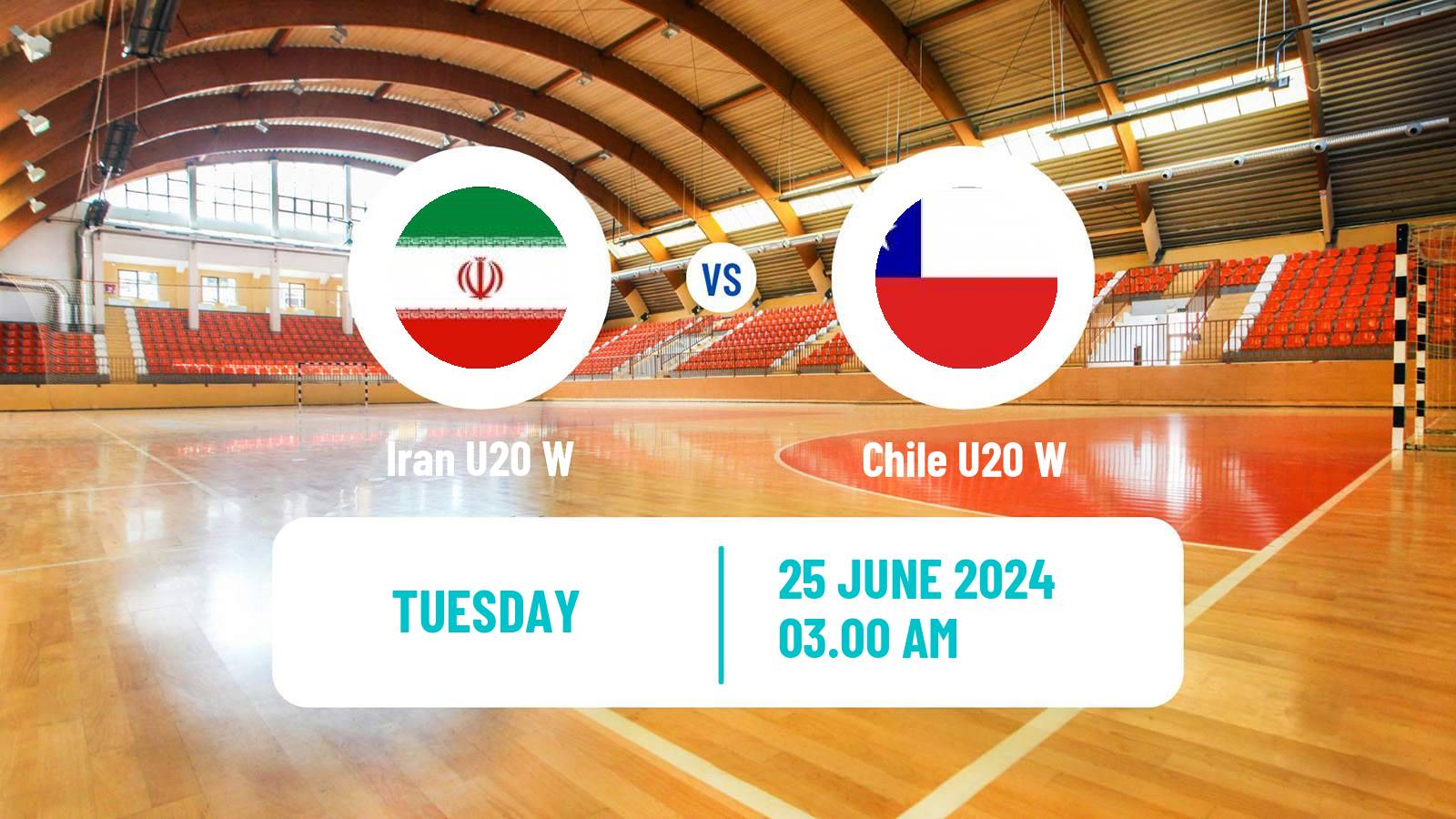 Handball World Championship U20 Handball Women Iran U20 W - Chile U20 W