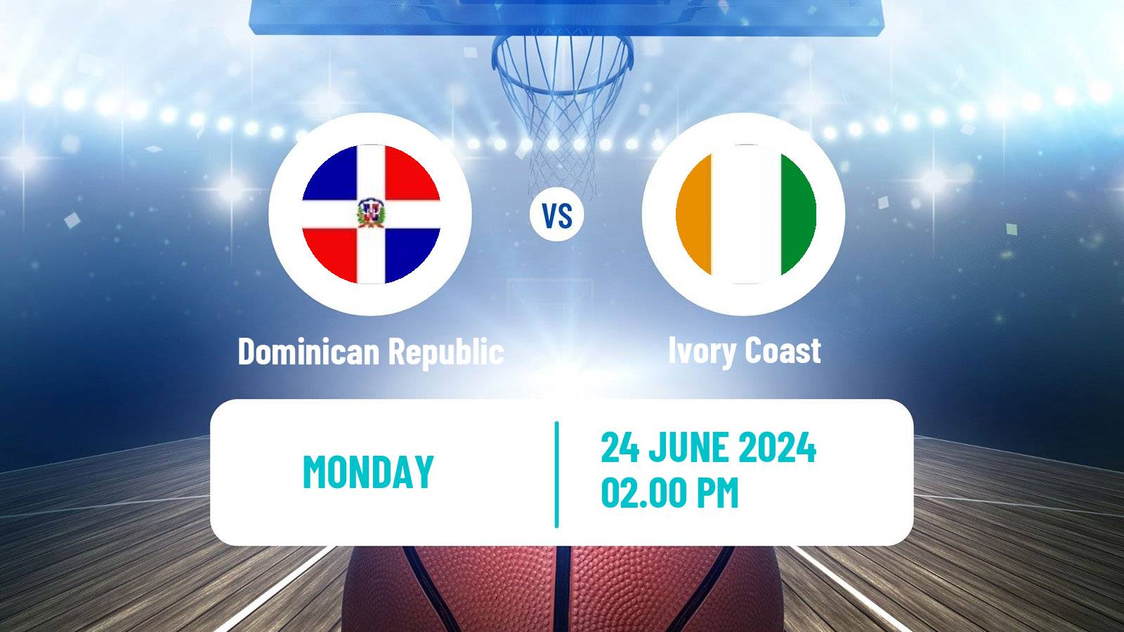 Basketball Friendly International Basketball Dominican Republic - Ivory Coast