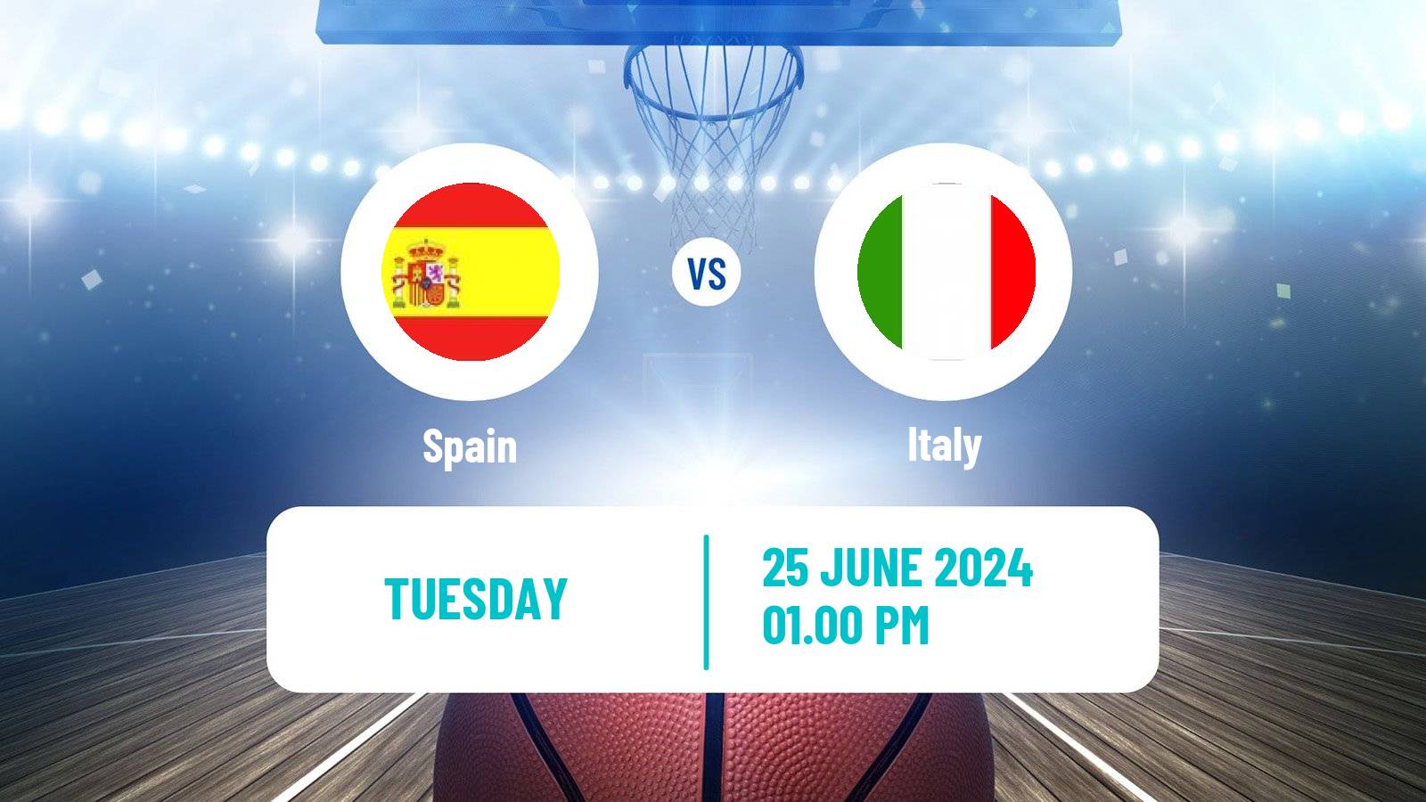 Basketball Friendly International Basketball Spain - Italy