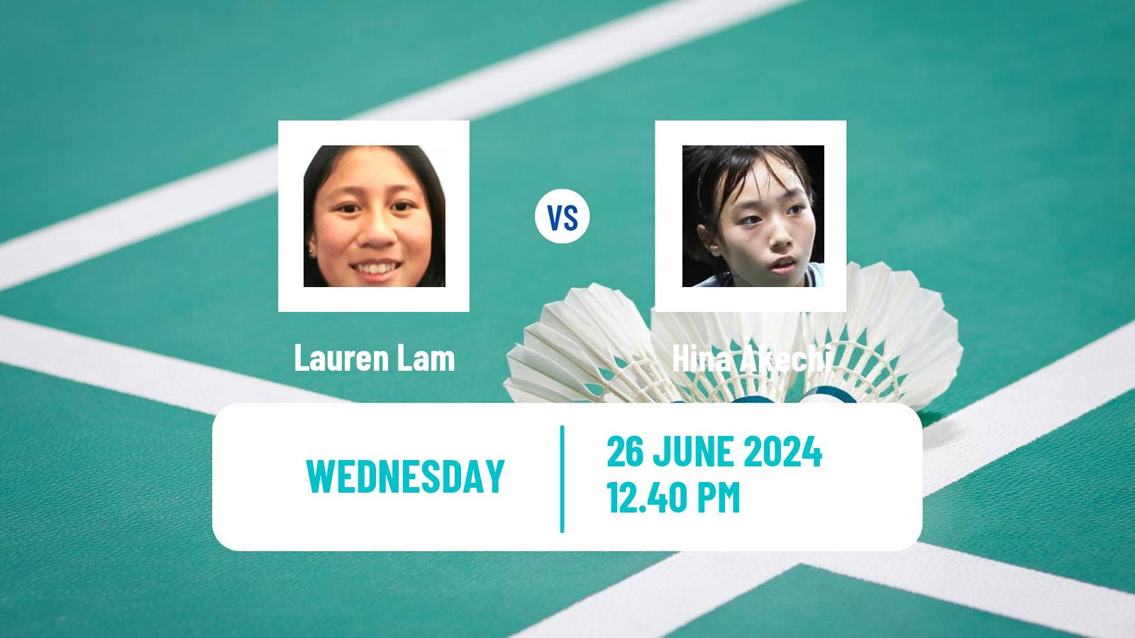 Badminton BWF World Tour Us Open Women Lauren Lam - Hina Akechi